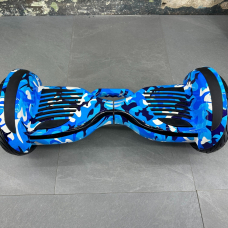 Гироборд Гироскутер SMART BALANCE U10 Turbo 10.5'' Блакитний камуфляж NEW!, Фото - 1