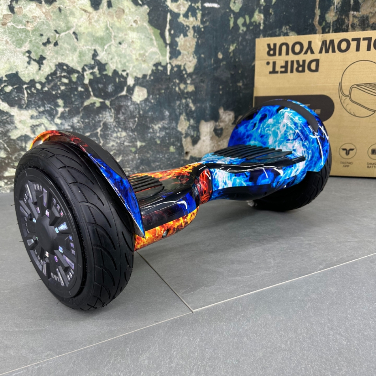 Гироборд Гироскутер SMART BALANCE U10 Turbo 10.5'' Вогонь і лід NEW!