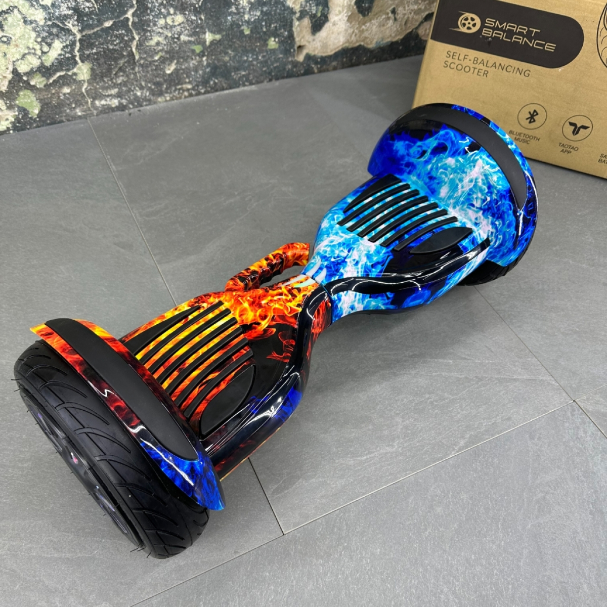 Гироборд Гироскутер SMART BALANCE U10 Turbo 10.5'' Вогонь і лід NEW!, Фото - 2