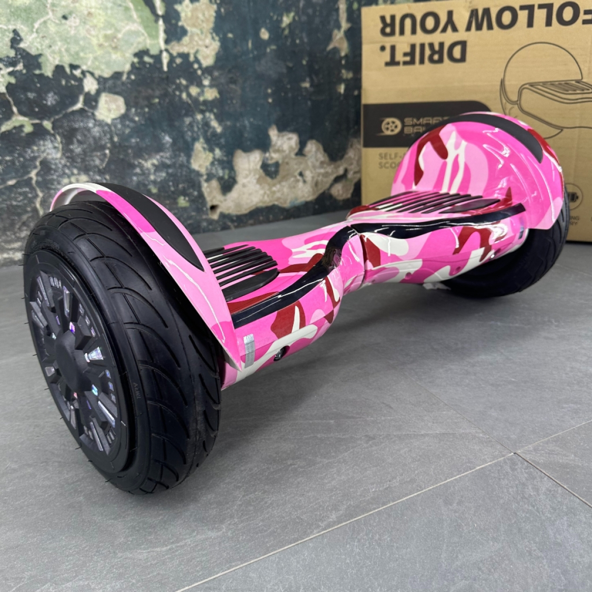 Гироборд Гироскутер SMART BALANCE U10 Turbo 10.5'' Рожевий камуфляж NEW!