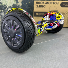 Гироборд Гироскутер SMART BALANCE U10 Turbo 10.5'' Графіті NEW!, Фото - 2