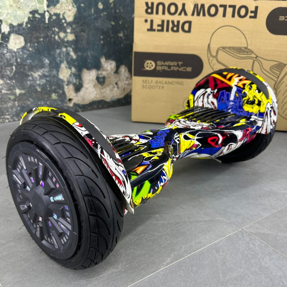 Гироборд Гироскутер SMART BALANCE U10 Turbo 10.5'' Графіті NEW!
