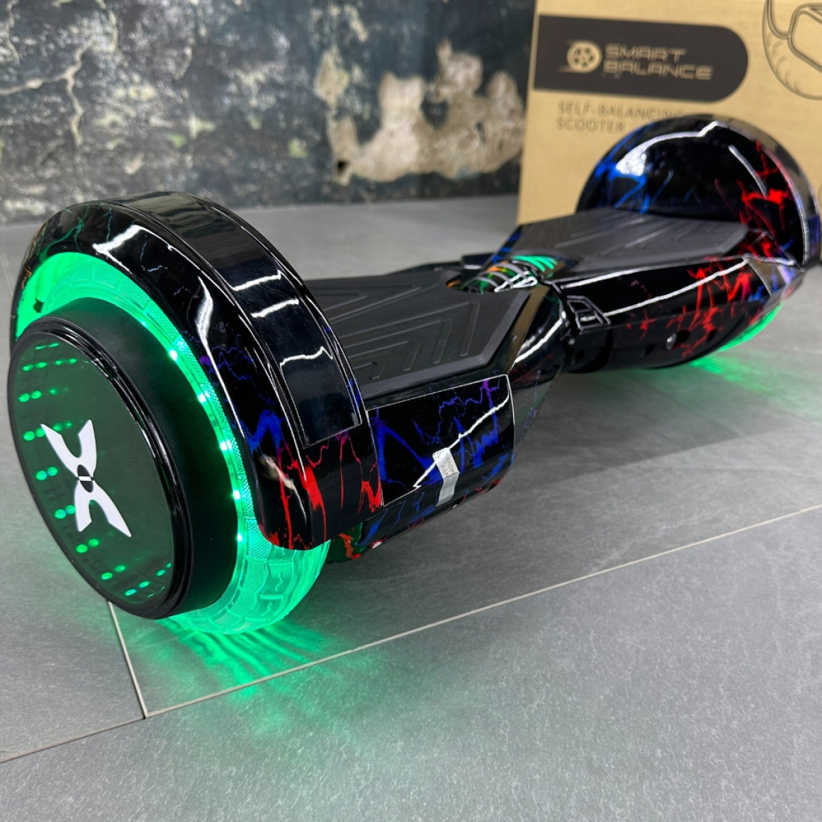 Гироборд Гироскутер Smart Balance INFINITI MAX 8'' Кольорова блискавка NEW!