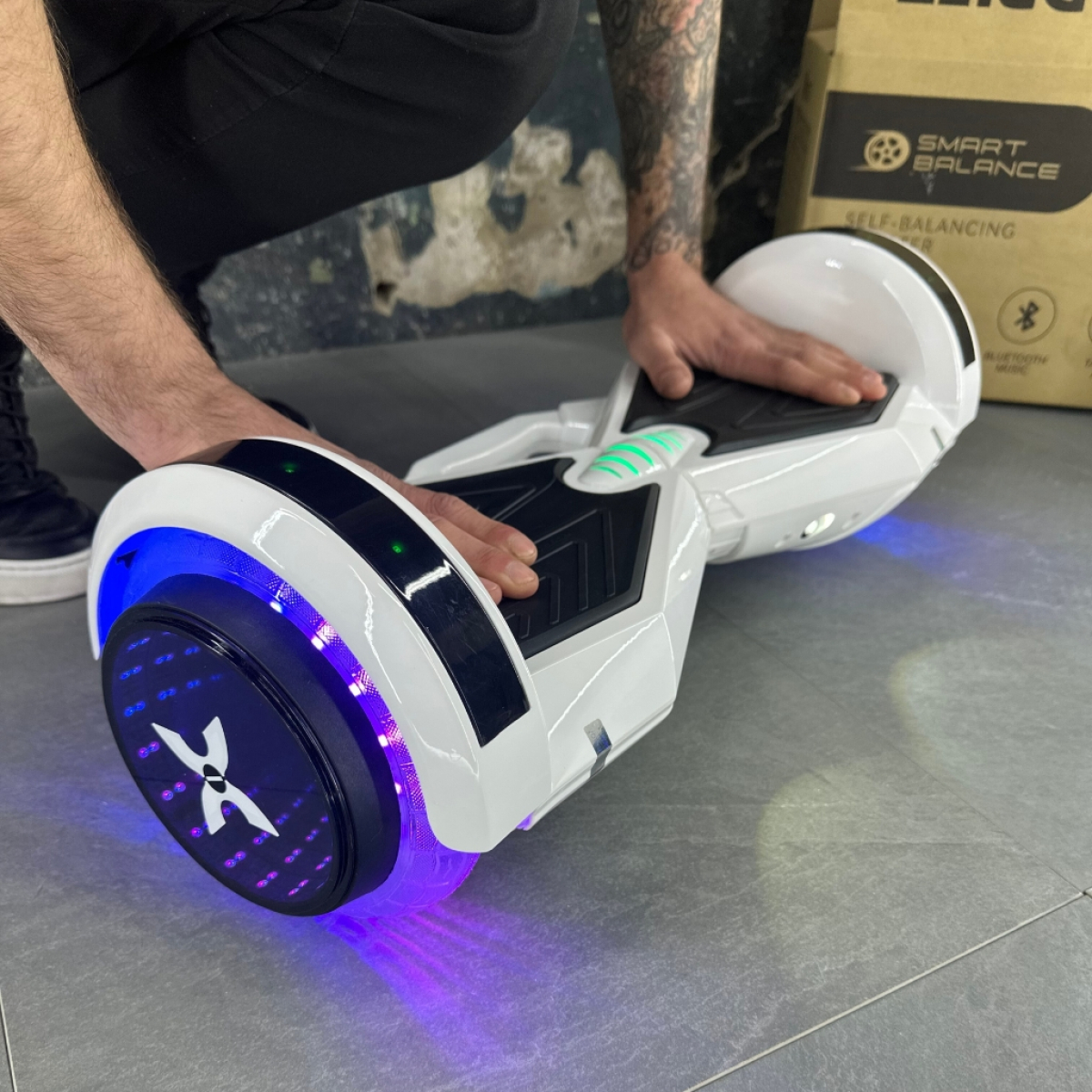 Гироборд Гироскутер Smart Balance INFINITI MAX 8'' Білий NEW!