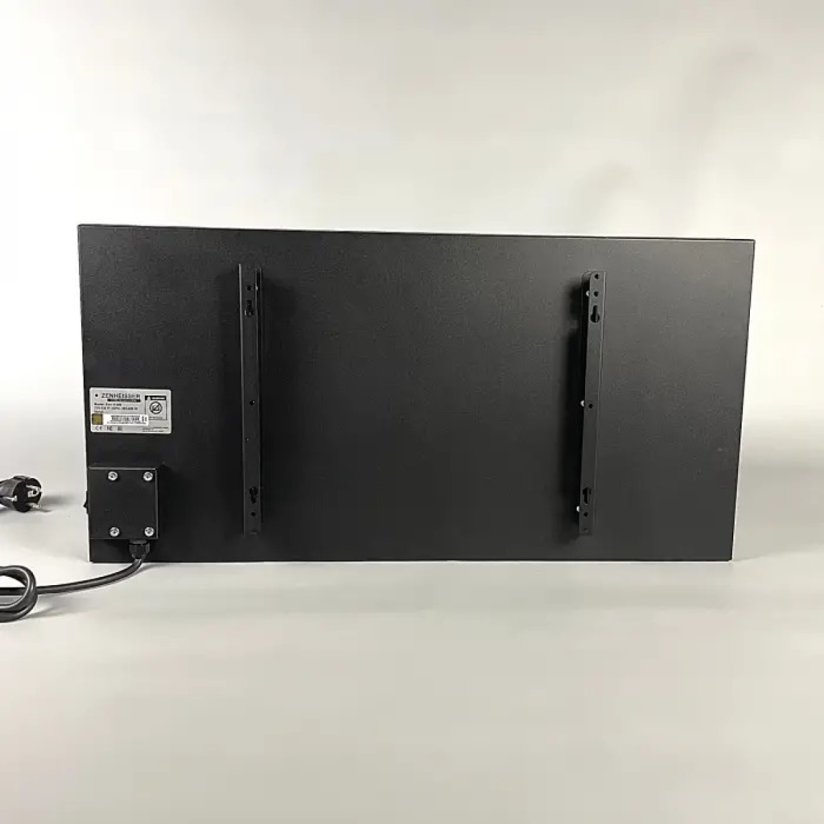 Керамічний інфрачервоний обігрівач ZENHEISSER Eco H-300, (30x60 400 W) з кнопкою, сірий камінь, Фото - 2