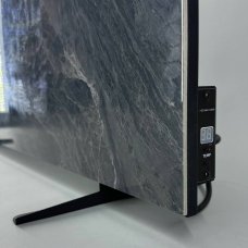 Керамічний інфрачервоний обігрівач ZENHEISSER Space HT-900, (45x90 850 W) з терморегулятором, сірий глянцевий камінь, Фото - 1