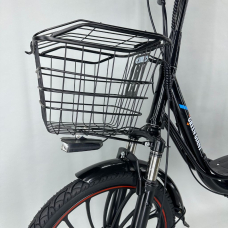 Електровелосипед Green Giant 600W, 48V, 18AH  Чорний з вантажним багажником, Фото - 3