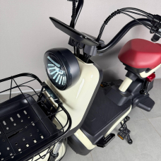 Електровелосипед EVOBIKE Atlas Pro Milk White (800W 60V 20Ah) для дорослих людей з сидінням для пасажира, Фото - 2