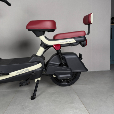 Електровелосипед EVOBIKE Atlas Pro Milk White (800W 60V 20Ah) для дорослих людей з сидінням для пасажира, Фото - 6