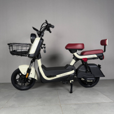 Електровелосипед EVOBIKE Atlas Pro Milk White (800W 60V 20Ah) для дорослих людей з сидінням для пасажира, Фото - 1