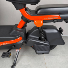 Електровелосипед EVOBIKE Atlas Orange (600W 48V 20Ah) для дорослих людей з сидінням для пасажира, Фото - 9