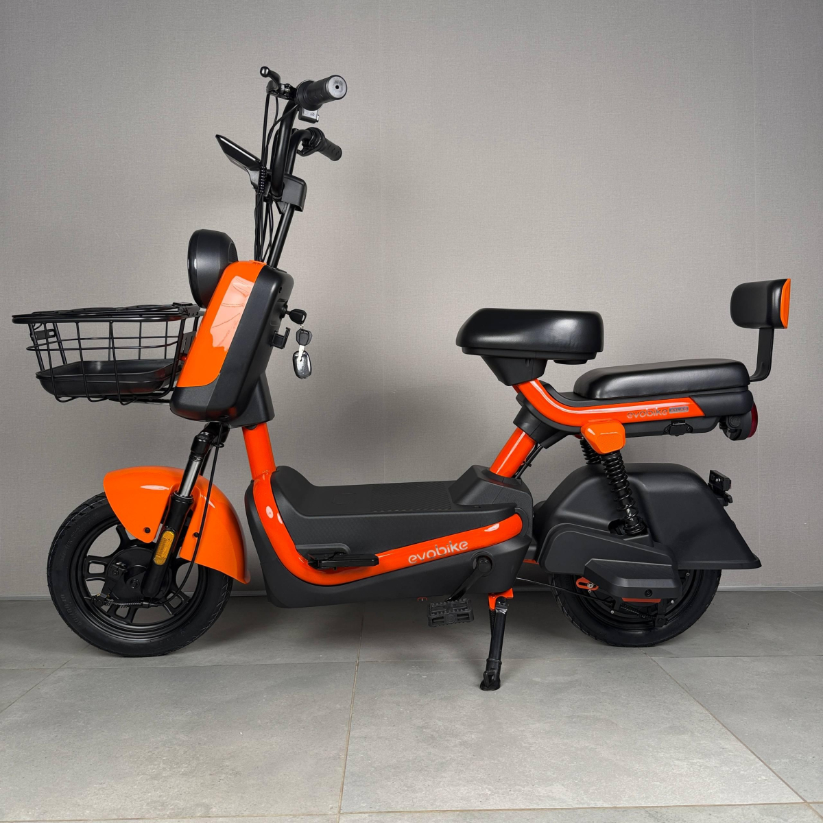 Електровелосипед EVOBIKE Atlas Orange (600W 48V 20Ah) для дорослих людей з сидінням для пасажира, Фото - 1