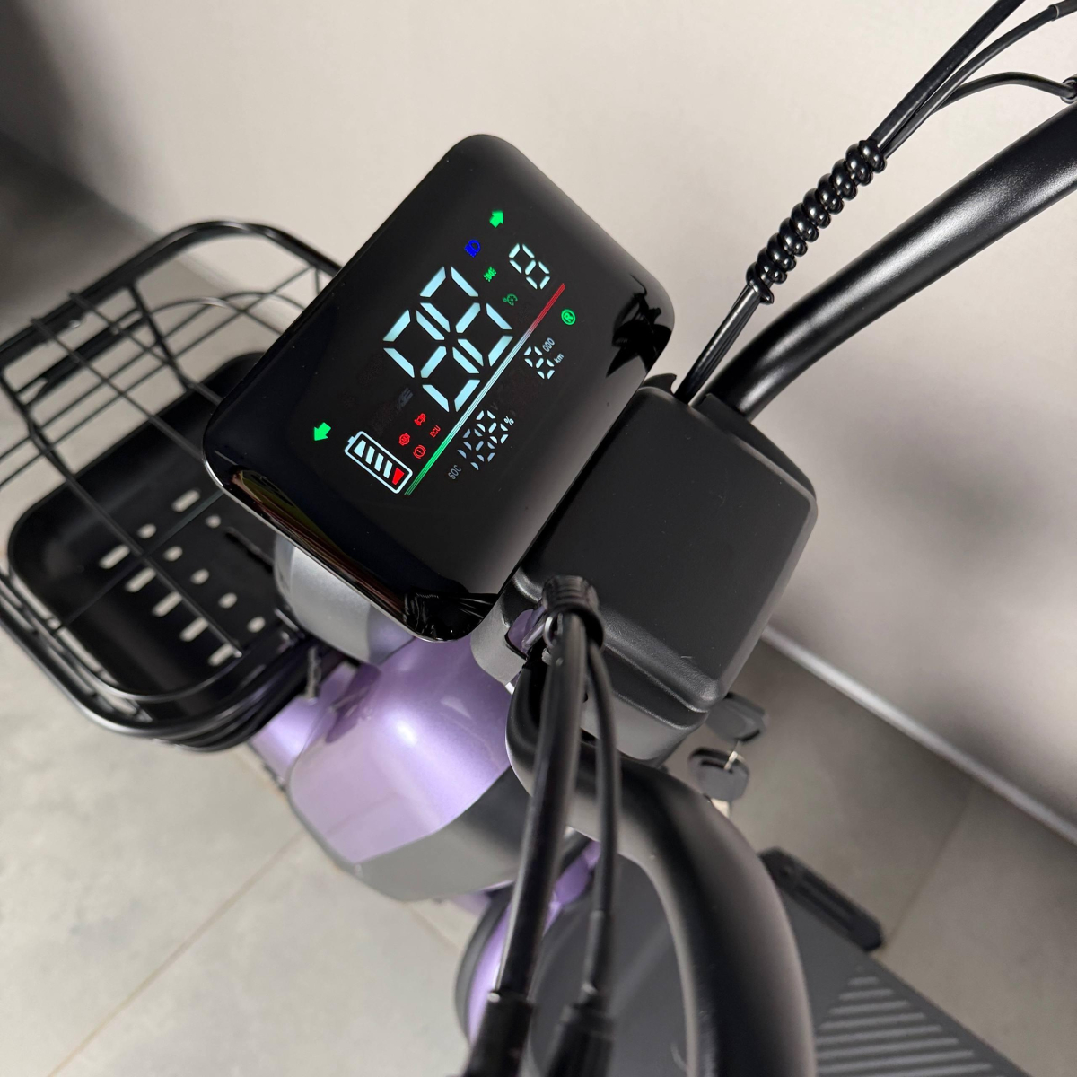 Электровелосипед EVOBIKE Atlas Violet (600 Вт, 48 В, 20 Ач) для взрослых с сиденьем для пассажира, Фото - 7
