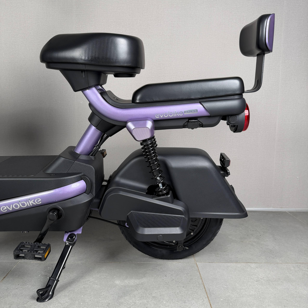 Электровелосипед EVOBIKE Atlas Violet (600 Вт, 48 В, 20 Ач) для взрослых с сиденьем для пассажира, Фото - 9