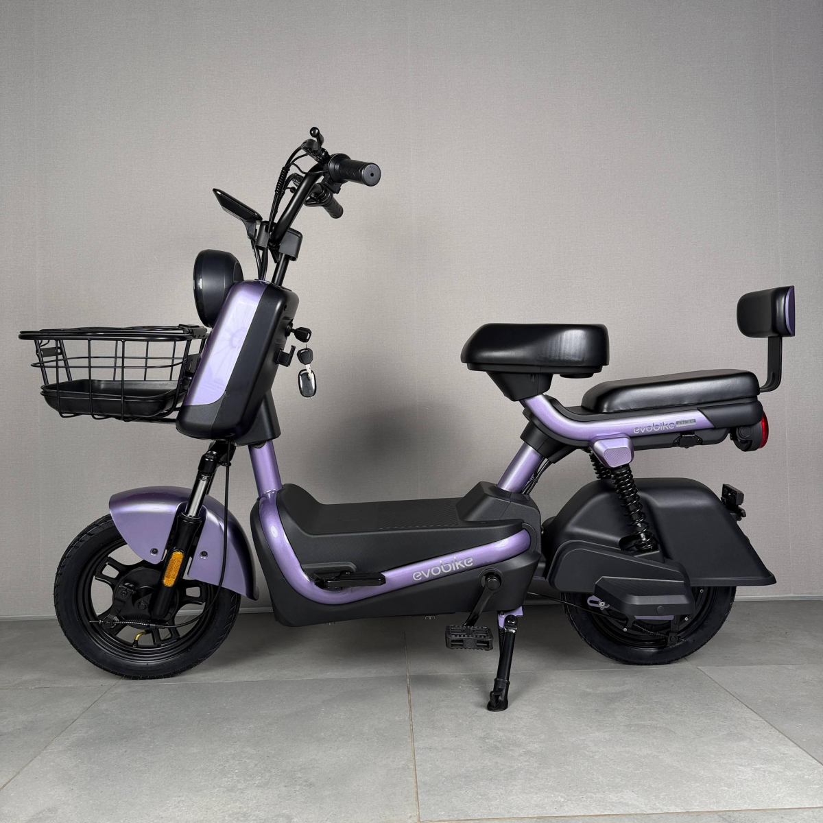 Электровелосипед EVOBIKE Atlas Violet (600 Вт, 48 В, 20 Ач) для взрослых с сиденьем для пассажира, Фото - 1