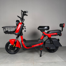 Електровелосипед EVOBIKE Atlas Red (600W 48V 20Ah) для дорослих людей з сидінням для пасажира, Фото - 1