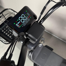 Електровелосипед EVOBIKE Atlas Black (600W 48V 20Ah) для дорослих людей з сидінням для пасажира, Фото - 3