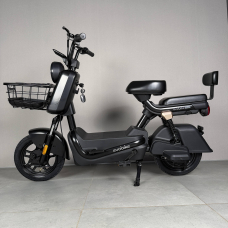 Електровелосипед EVOBIKE Atlas Black (600W 48V 20Ah) для дорослих людей з сидінням для пасажира, Фото - 1