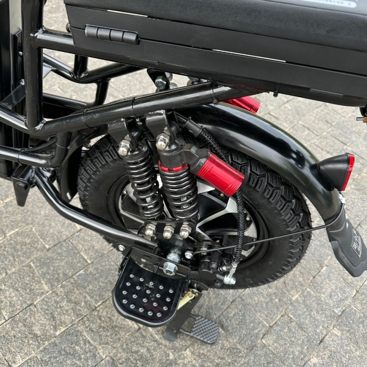 Електровелосипед MINAKO Monster PRO 1200W 60V 26Ah Black, Фото - 9