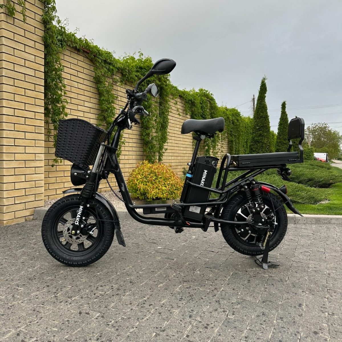 Електровелосипед MINAKO Monster PRO 1200W 60V 26Ah Black, Фото - 1