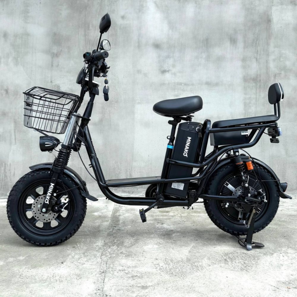 Електровелосипед MINAKO Monster Light 1000W 60V 26Ah Black, Фото - 1