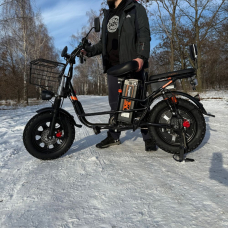 Електровелосипед  KUGOO Kirin V3 PRO Off-road на зимовій шипованій гумі, Фото - 2