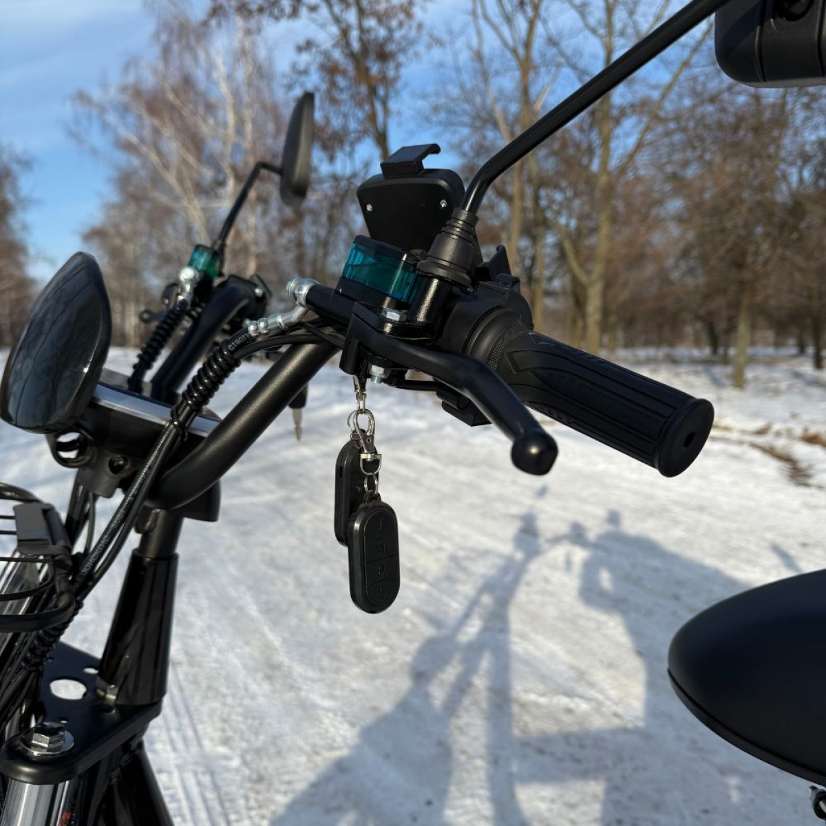 Електровелосипед  KUGOO Kirin V3 PRO Off-road на зимовій шипованій гумі, Фото - 7