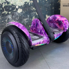 Гіроскутер Segway Ninebot Mini Гіроборд З Ручкою Фіолетовий космос, Фото - 2