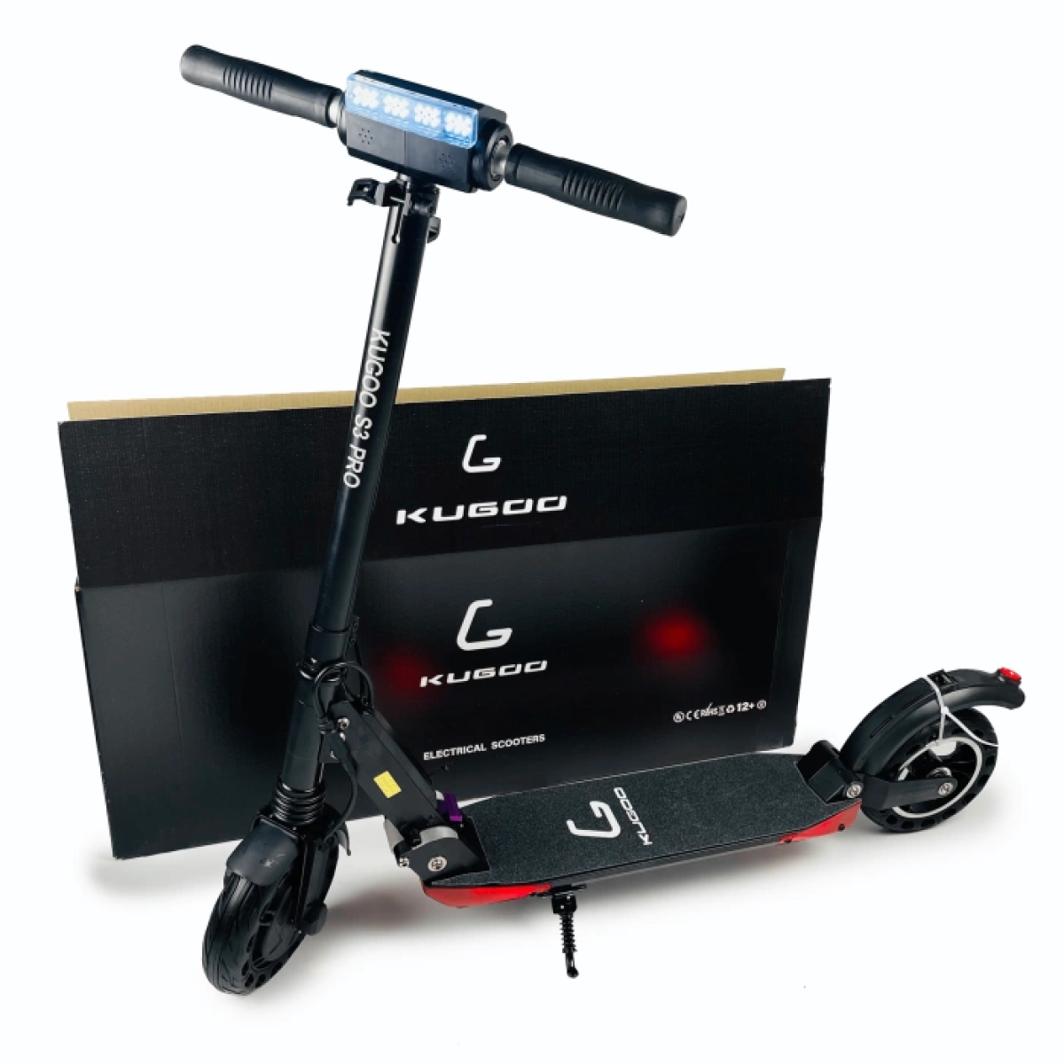 Электросамокат Kugoo S3 PRO JILONG Черный (до 25 км/час)