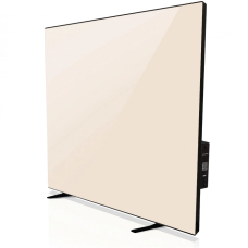 Керамічний інфрачервоний обігрівач ZENHEISSER Cube HT-650, (60х60 650 W) з терморегулятором, бежевий  глянець