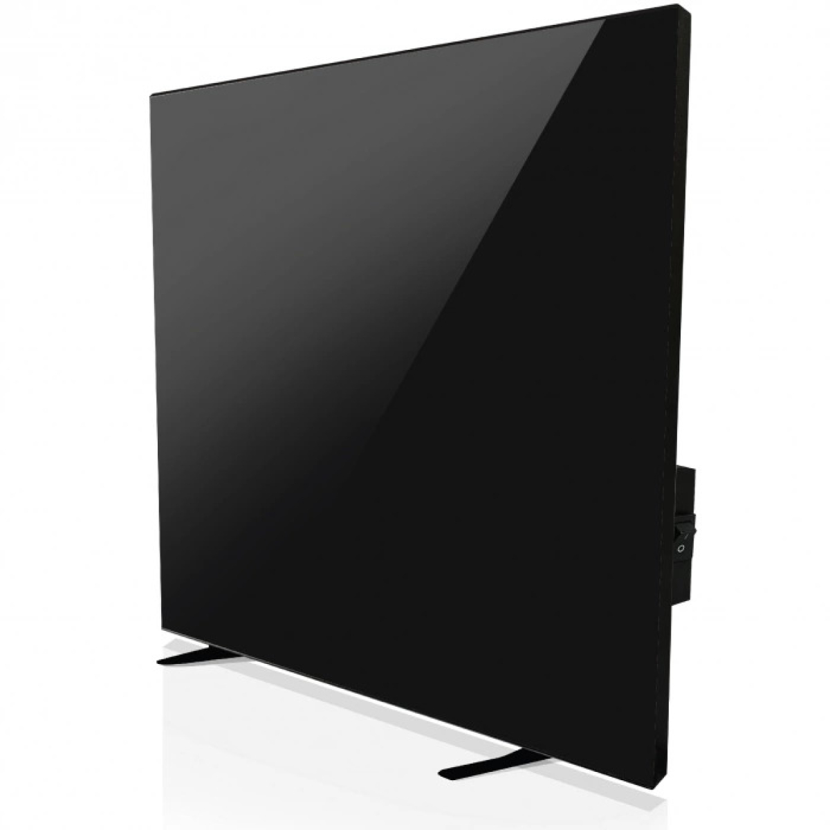 Керамічний інфрачервоний обігрівач ZENHEISSER Cube HT-650, (60х60 650 W) з терморегулятором, чорний глянець