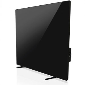 Керамічний інфрачервоний обігрівач ZENHEISSER Cube HT-650, (60х60 650 W) з терморегулятором, чорний глянець