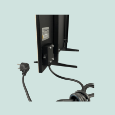 Керамічний інфрачервоний обігрівач ZENHEISSER Eco H-300, (30x60 400 W) з кнопкою, бежевий глянець, Фото - 1