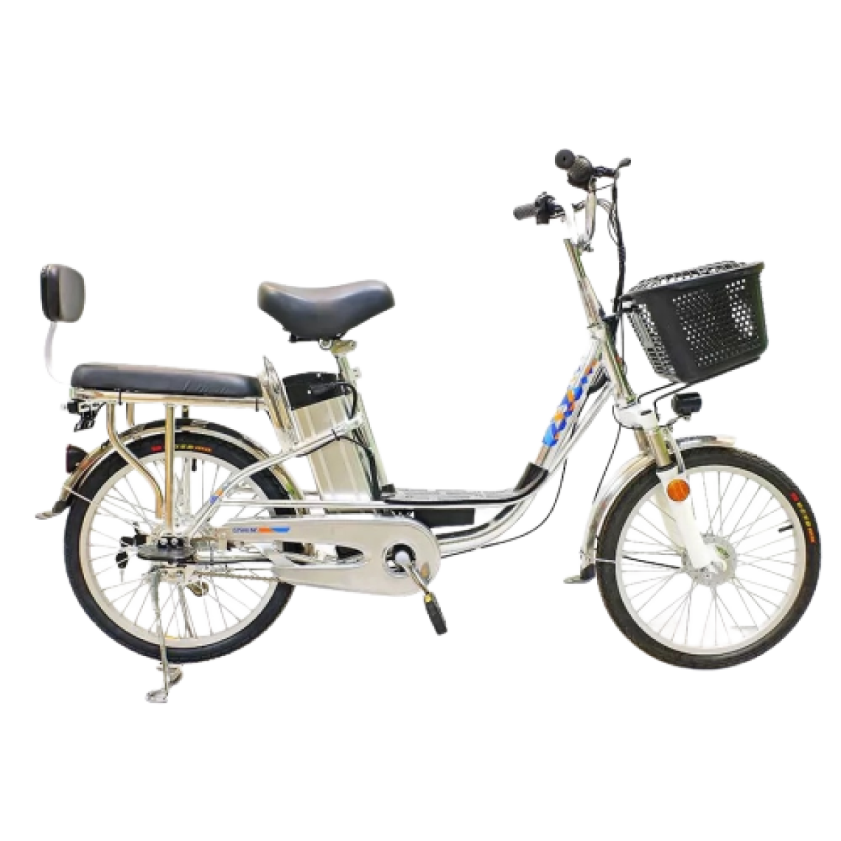 Електровелосипед Gofun 20&quot; (350W 48V/10Ан) Сірий Колеса зі спицями (до 25 км/год), Фото - 2