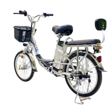 Електровелосипед Gofun 20&quot; (350W 48V/10Ан) Сірий Колеса зі спицями (до 25 км/год), Фото - 1