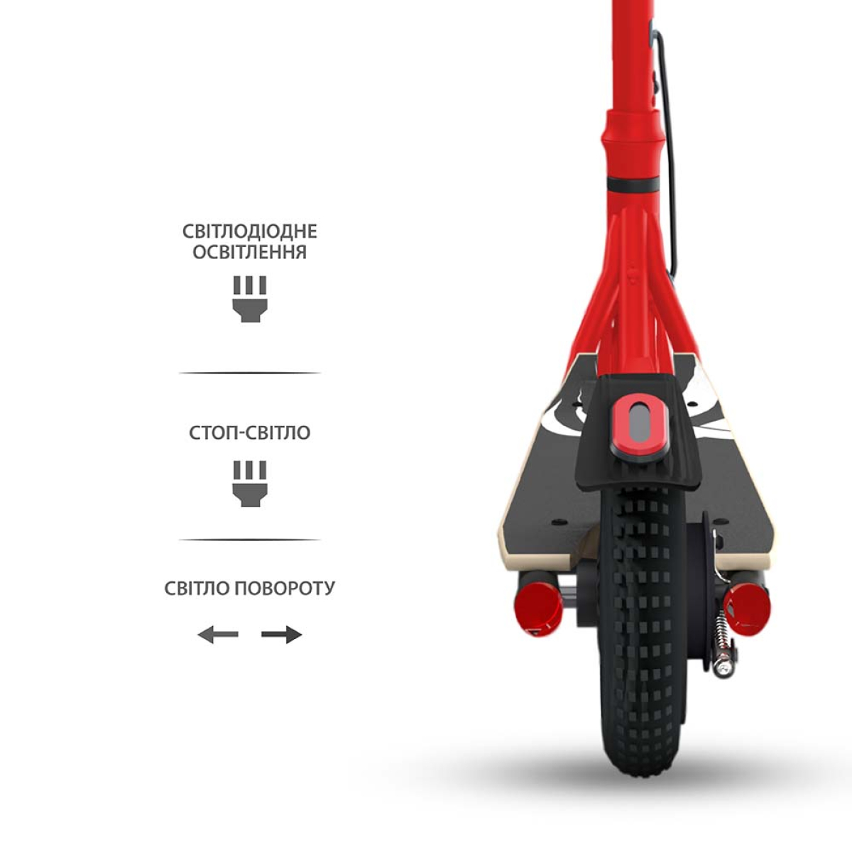 Электросамокат GIANT Wings PRO 2 500W 13AH 9.25″ Красный NEW (до 25 км/час), Фото - 4
