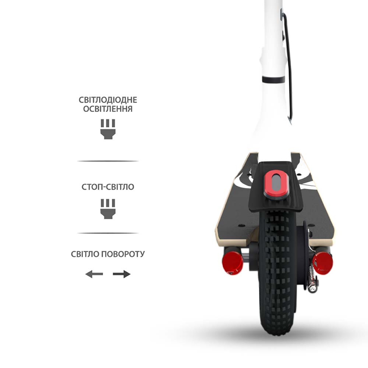 Электросамокат GIANT Wings PRO 2 500W 13AH 9.25″ Белый NEW (до 25 км/час), Фото - 3