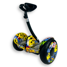 Гіроскутер Segway Ninebot Mini Гіроборд З Ручкою Жовтий графіті