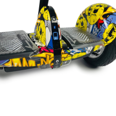 Гіроскутер Segway Ninebot Mini Гіроборд З Ручкою Жовтий графіті, Фото - 3