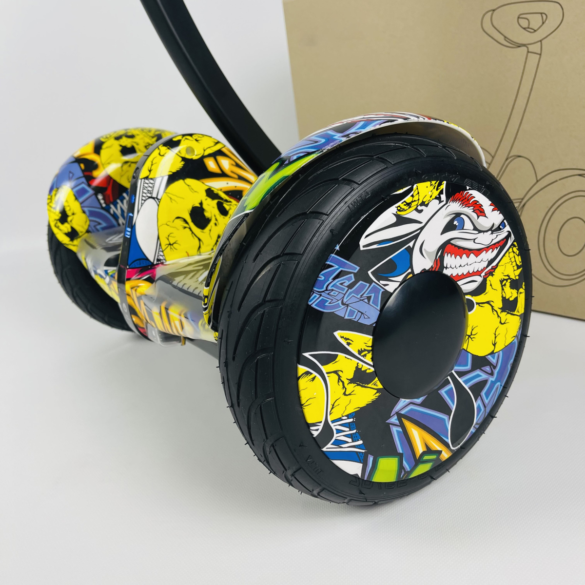 Гіроскутер Segway Ninebot Mini Гіроборд З Ручкою Жовтий графіті, Фото - 4