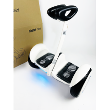 Гіроскутер Segway Ninebot Mini Гіроборд З Ручкою Білий з підсвіткою колес, Фото - 1