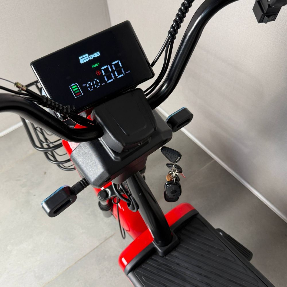 Електровелосипед EVOBIKE Nova S (500W 48V 12Ah) Red з передньою корзинкою, Фото - 2