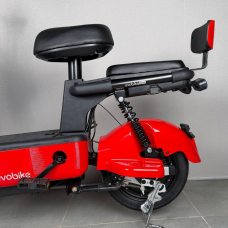 Електровелосипед EVOBIKE Nova S (500W 48V 12Ah) Red з передньою корзинкою, Фото - 3